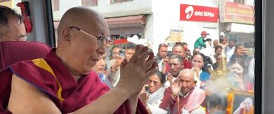 Dalai Lama arrives in Ladakh for 2-month long summer stay
