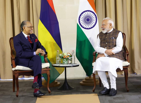 PM Modi meets Mauritian counterpart Ramgoolam, reviews Enhanced Strategic Partnership