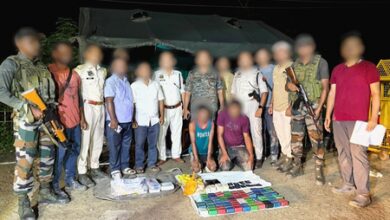Assam Rifles in joint op with Police seize drugs worth Rs 5 crore at Assam-Mizoram border