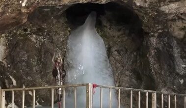 ‘Pratham Puja’ held inside Amarnath cave shrine, marks ceremonial start of SANJY-2026