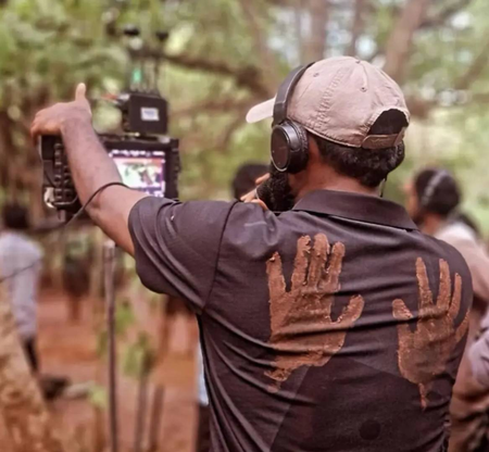 Mysaa’s director Rawindra Pulle sports shirt bearing Rashmika’s hand imprints; says ‘The blood marks are on their way!’