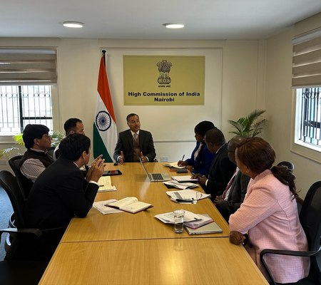India-Kenya review implementation of USD 15 million LoC extended by GoI