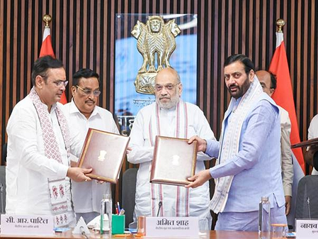 HM Shah credits PM Modi’s mantra of ‘Solution through Dialogue’ for signing of water pact