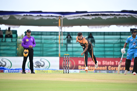 Maharaja Trophy KSCA T20: Young Vaibhav Sharma bowls Hubli Tigers to fine victory