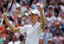 Wimbledon: Sinner survives scary fall, Kecmanovic in dramatic five-setter