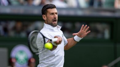 Djokovic passes tough Wu test in Wimbledon opener