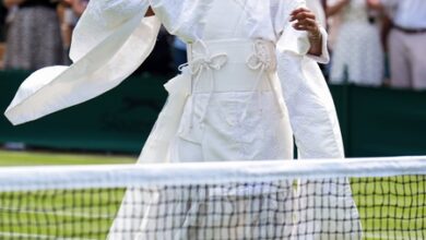 Osaka slays in ‘Kill Bill-inspired’ kimono at Wimbledon opener