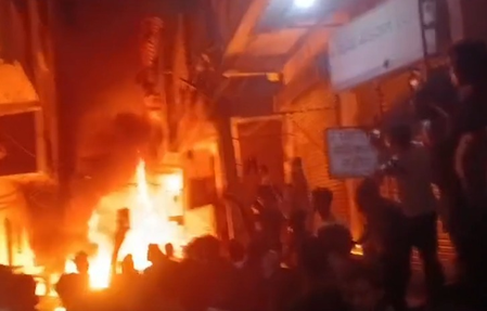 Ghaziabad: Fire breaks out in transformer in Khoda’s Adarsh Nagar colony