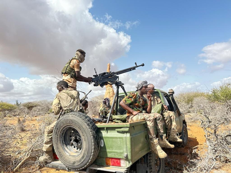 Somali army airstrikes kill 35 al-Shabaab militants