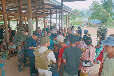 Assam Rifles, Manipur authorities launch biometric registration drive for displaced Myanmar nationals