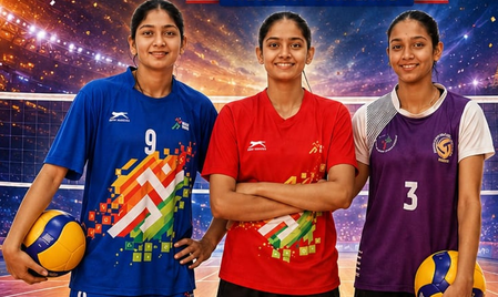 Three Gujarat players named in India U-18 women’s volleyball squad