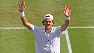 Wimbledon: Virtanen saves match-point to stun Shelton in five-set thriller in first round