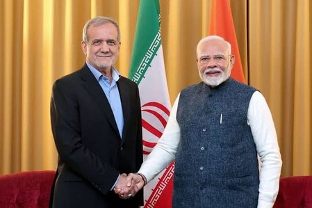 Iranian President appreciates PM Modi’s personal role in supporting peace, stability, and regional cooperation (Ld) Iranian President appreciates PM Modi’s personal role in supporting peace, stability, and regional cooperation (Ld)