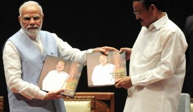 ‘Man of India’s Destiny’: Venkaiah Naidu says country safe and secure in PM Modi’s hands