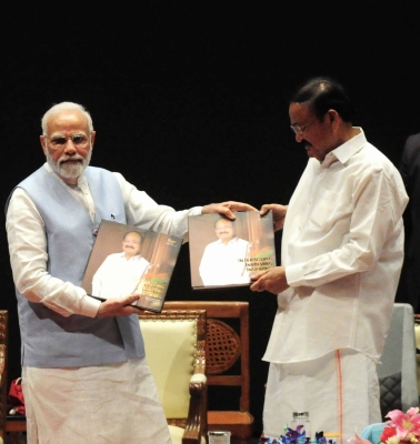 ‘Man of India’s Destiny’: Venkaiah Naidu says country safe and secure in PM Modi’s hands ‘Man of India’s Destiny’: Venkaiah Naidu says country safe and secure in PM Modi’s hands