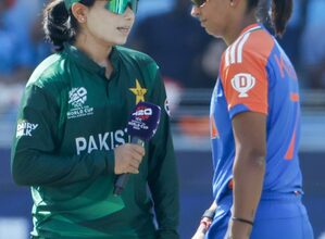 Women’s T20 WC: Harmanpreet Kaur, Fatima Sana skip handshake again during toss time