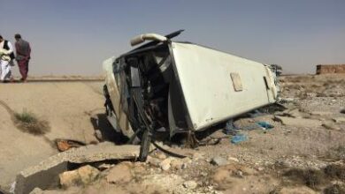 Five killed, seven injured as vehicle turns turtle in east Afghanistan