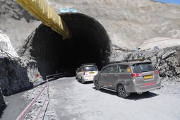 Nitin Gadkari to attend final breakthrough ceremony of Zojila Tunnel today Nitin Gadkari to attend final breakthrough ceremony of Zojila Tunnel today