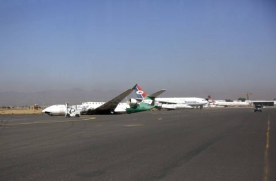 Houthi TV reports Saudi airstrikes on Sanaa airport Houthi TV reports Saudi airstrikes on Sanaa airport
