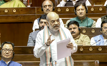 Amit Shah to introduce Vande Mataram bill in Rajya Sabha tomorrow Amit Shah to introduce Vande Mataram bill in Rajya Sabha tomorrow