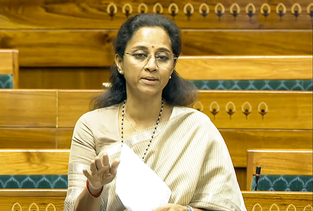 Supriya Sule scoffs at rumours of joining MahaYuti, downplays meeting with BJP MP Supriya Sule scoffs at rumours of joining MahaYuti, downplays meeting with BJP MP