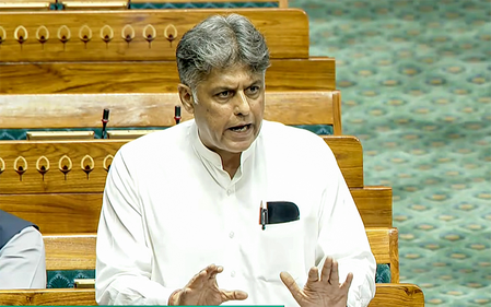 ‘Blood and water can’t flow together’: Manish Tewari endorses PM Modi’s stand on Indus Water Treaty