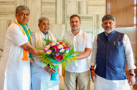 Cabinet expansion buzz intensifies as Karnataka Congress leaders camp in Delhi Cabinet expansion buzz intensifies as Karnataka Congress leaders camp in Delhi