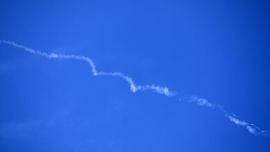 Jordan says intercepted eight missiles as Iran claims attacks on US Mideast command center, air base