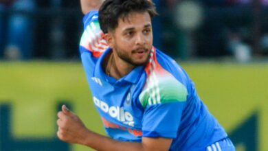 Harsh Dubey replaces injured Washington Sundar for final ODI against England Harsh Dubey replaces injured Washington Sundar for final ODI against England