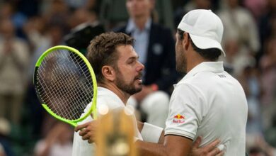 Berrettini calls time on Wawrinka’s Wimbledon career with gripping 4-hour win