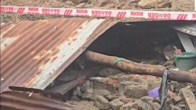 Gujarat: Two dead after under-construction mall wall collapses on house Gujarat: Two dead after under-construction mall wall collapses on house