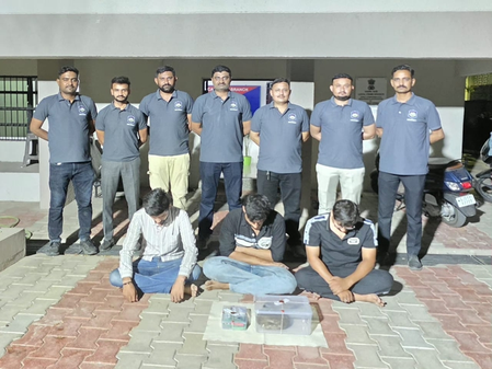 Three held in Ahmedabad with ambergris valued at Rs 1.82 crore Three held in Ahmedabad with ambergris valued at Rs 1.82 crore