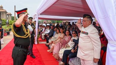 New Army Chief Gen Dhiraj Seth salutes father after taking charge, receives brother’s salute New Army Chief Gen Dhiraj Seth salutes father after taking charge, receives brother’s salute