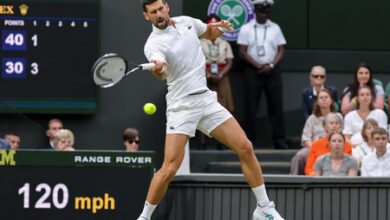 Wimbledon: Djokovic equals Federer’s record with resilient third-round win Wimbledon: Djokovic equals Federer’s record with resilient third-round win