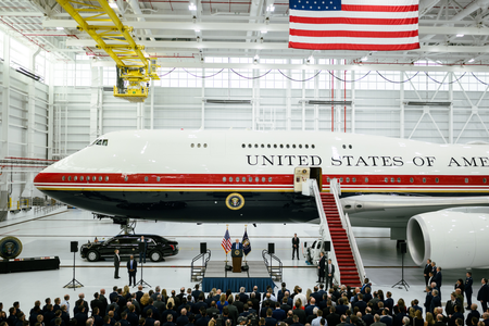 Trump hails first flight of new Air Force One Trump hails first flight of new Air Force One