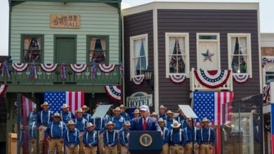 Trump hails Theodore Roosevelt’s legacy, says ‘his life reminds us Americans never give up’ Trump hails Theodore Roosevelt’s legacy, says ‘his life reminds us Americans never give up’