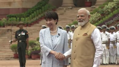 Japanese PM Takaichi accorded ceremonial welcome at Rashtrapati Bhavan Japanese PM Takaichi accorded ceremonial welcome at Rashtrapati Bhavan