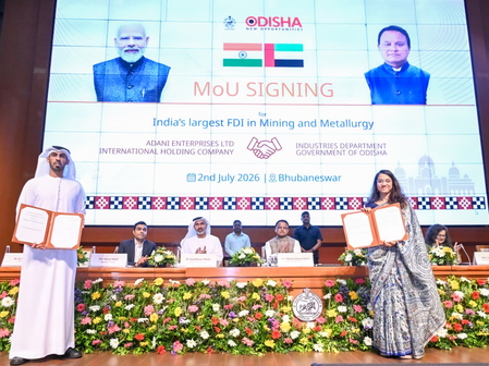 Odisha CM hails MoU with Adani-IHC JV for integrated aluminium value chain project Odisha CM hails MoU with Adani-IHC JV for integrated aluminium value chain project