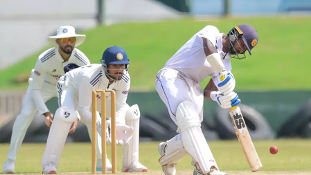 Arachchige’s unbeaten 83 guides Sri Lanka A to 288/5 against India A, Thakur, Saransh pick two scalps Arachchige’s unbeaten 83 guides Sri Lanka A to 288/5 against India A, Thakur, Saransh pick two scalps