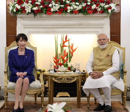 PM Modi and Takaichi express serious concern over situation in East and South China Sea