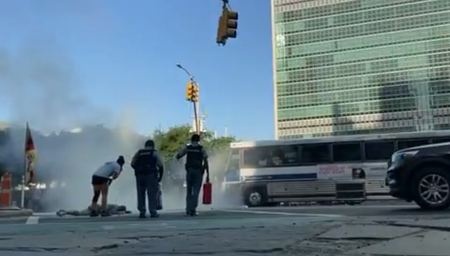 Tibetan activist dies after self-immolating outside UN headquarters in New York Tibetan activist dies after self-immolating outside UN headquarters in New York
