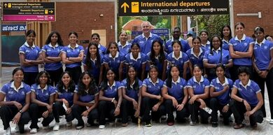 Indian junior women’s hockey team departs for UK exposure tour Indian junior women’s hockey team departs for UK exposure tour