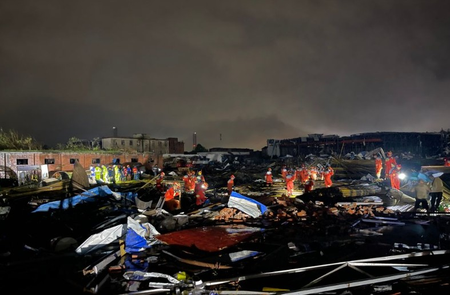 Eight dead after thunderstorms hit China’s Hubei; several missing after landslide in Gansu