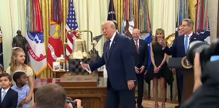 White House hosts NYSE-Nasdaq opening bell ceremony as Trump unveils investment accounts for children