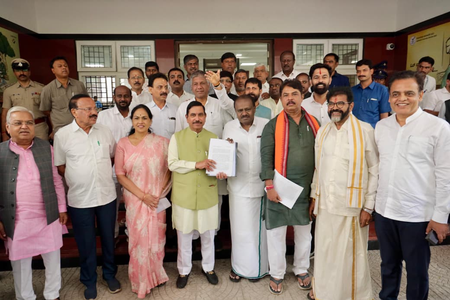 Karnataka SIR: Four Union Ministers among BJP-JD(S) delegation meeting EC in Delhi today Karnataka SIR: Four Union Ministers among BJP-JD(S) delegation meeting EC in Delhi today