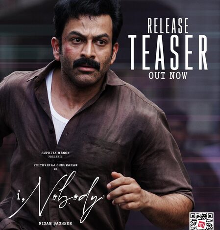 Prithviraj-starrer ‘I, Nobody’ release teaser promises a gripping, action-packed drama in store