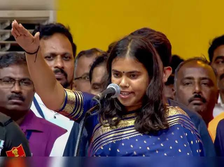 TN Minister Keerthana defends school inspection remarks TN Minister Keerthana defends school inspection remarks