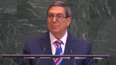 Cuban FM slams US sanctions policy against Cuba at UNGA