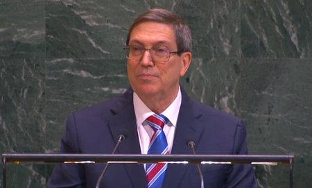 Cuban FM slams US sanctions policy against Cuba at UNGA Cuban FM slams US sanctions policy against Cuba at UNGA