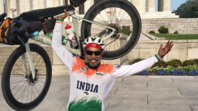 Rajasthan Cyclist completes epic US coast ride (IANS exclusive) Rajasthan Cyclist completes epic US coast ride (IANS exclusive)
